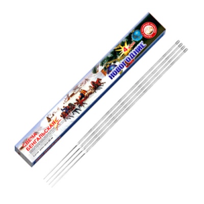 Новогодние 300-4 мм. Бенгальские огни купить в Волгореченске | volgorechensk.salutsklad.ru