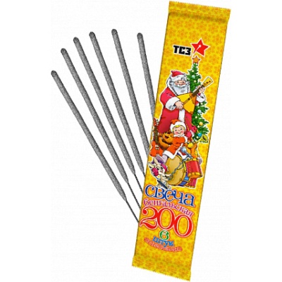 200 мм. Бенгальские огни купить в Волгореченске | volgorechensk.salutsklad.ru