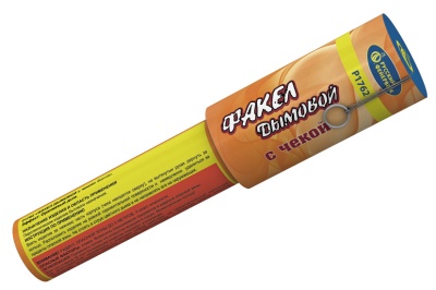 Дымовой (с чекой) оранжевый Фальшфейер купить в Волгореченске | volgorechensk.salutsklad.ru