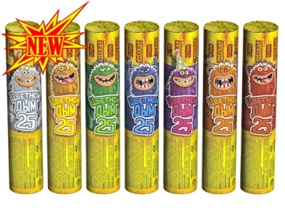 Цветной дым 25 Цветной дым купить в Волгореченске | volgorechensk.salutsklad.ru